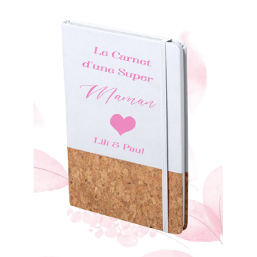 Carnet personnalisable "Super Maman"