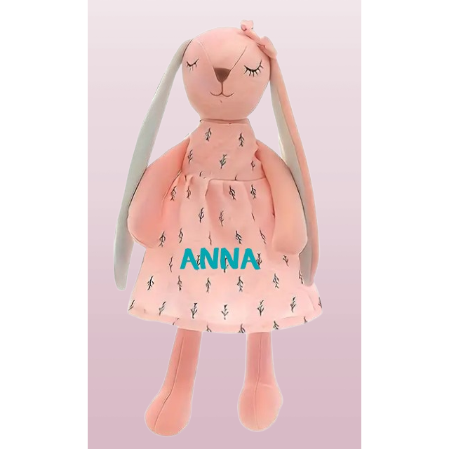 Personalized rabbit plush toy