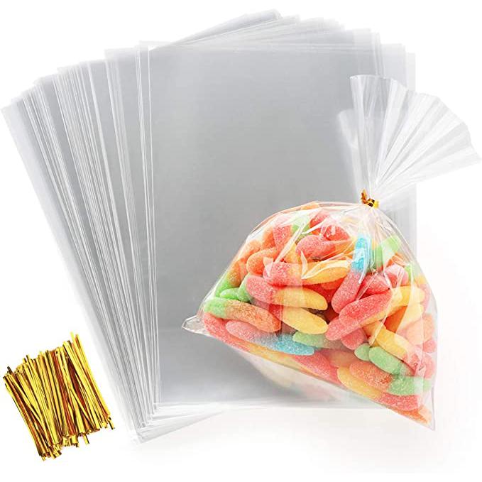 10 Sachets d'emballages Transparents