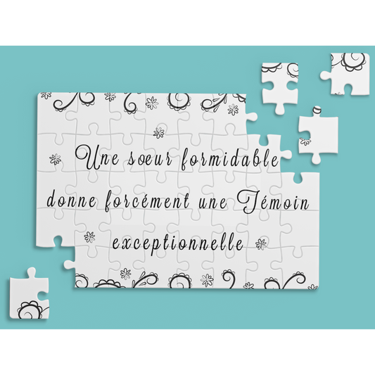 Puzzle "témoin exceptionnelle"