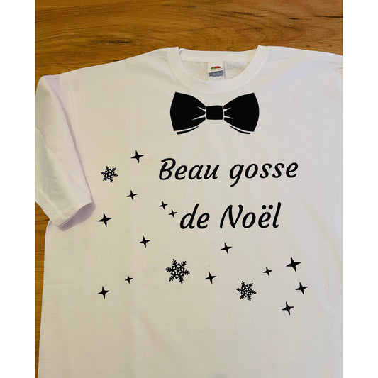 Tee-shirt Enfant/Ado "Beau Gosse de Noël"