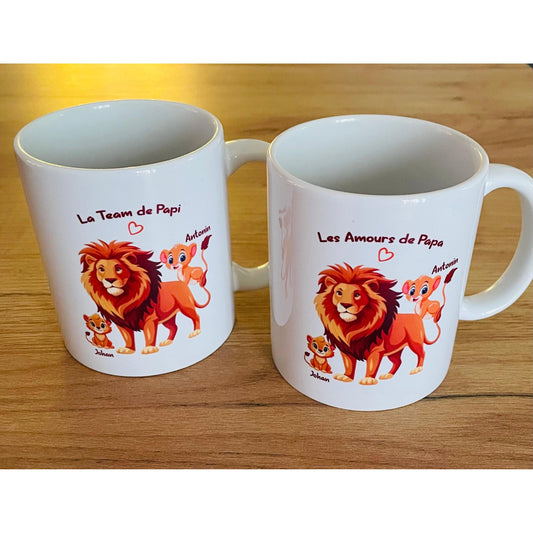 "Lion" mug to personalize