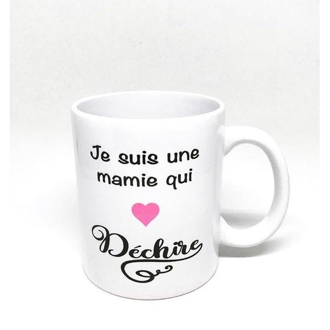 Mug "Je suis une mamie qui déchire"