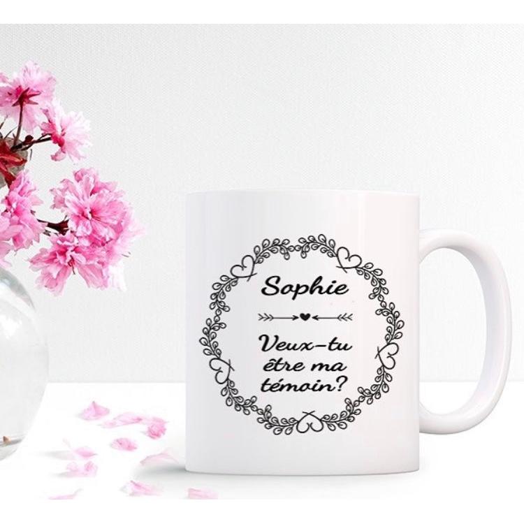 Mug "Will you be my witness"