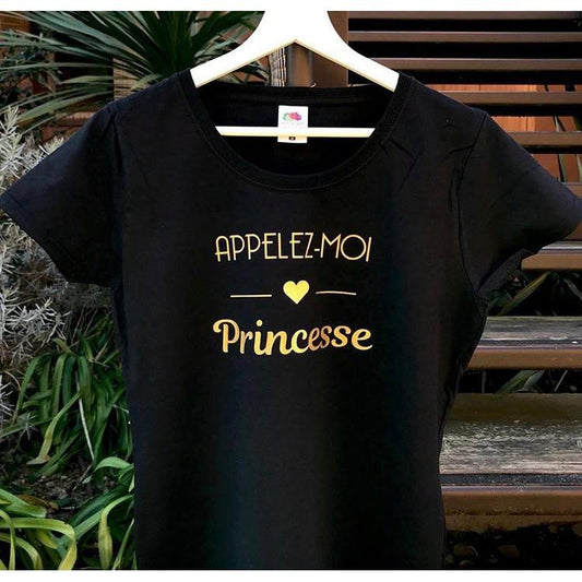 Tee-shirt "Appelez-moi Princesse"