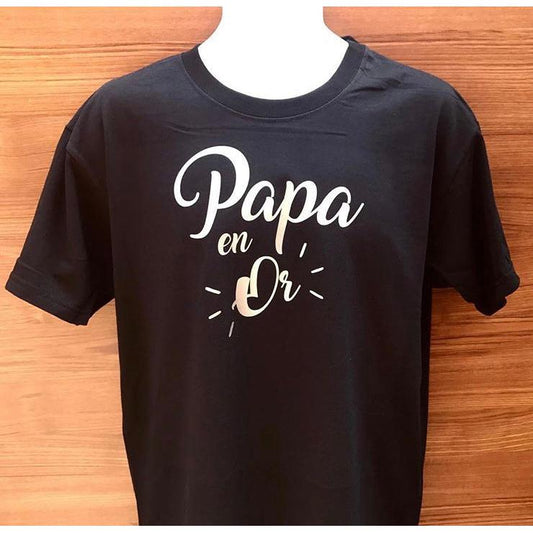 Tee-shirt "Papa en Or"