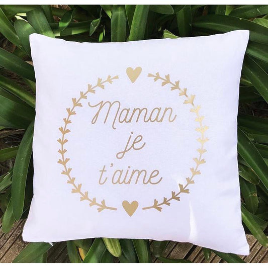 Coussin "Maman je t'aime"