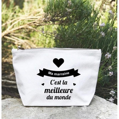 Pochette à soufflet "Ma Marraine - C'est la meilleure du monde"