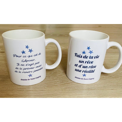 Mug "Citation d'Antoine de St Exupéry"