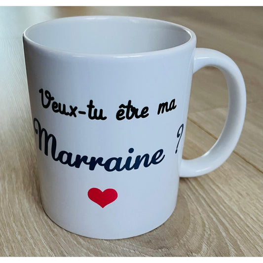 Mug "Veux-tu être ma Marraine"