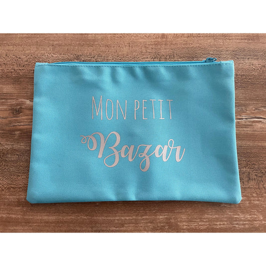 Pochette polyester "Mon petit Bazar"