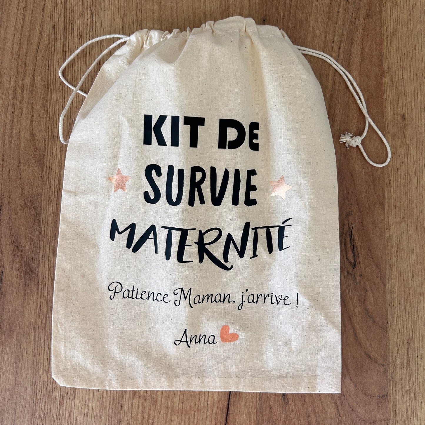 Kit de survie maternité personnalisé