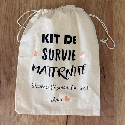 Kit de survie maternité personnalisé