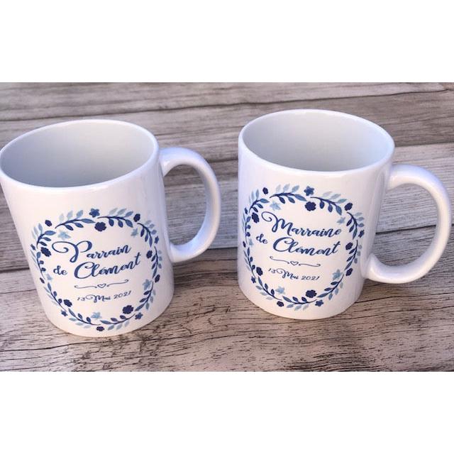 Kit 2 Mugs Parrain & Marraine