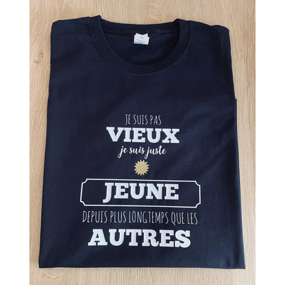 Tee-shirt homme "Je suis pas vieux"