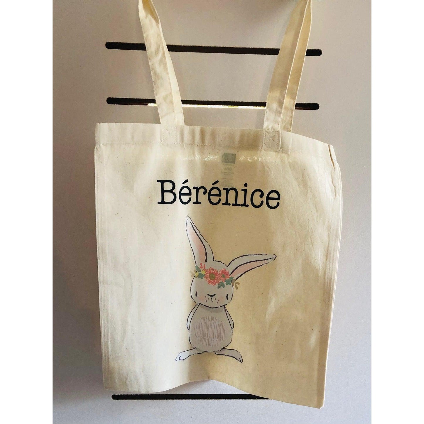 Tote Bag "Pâques" avec prénom