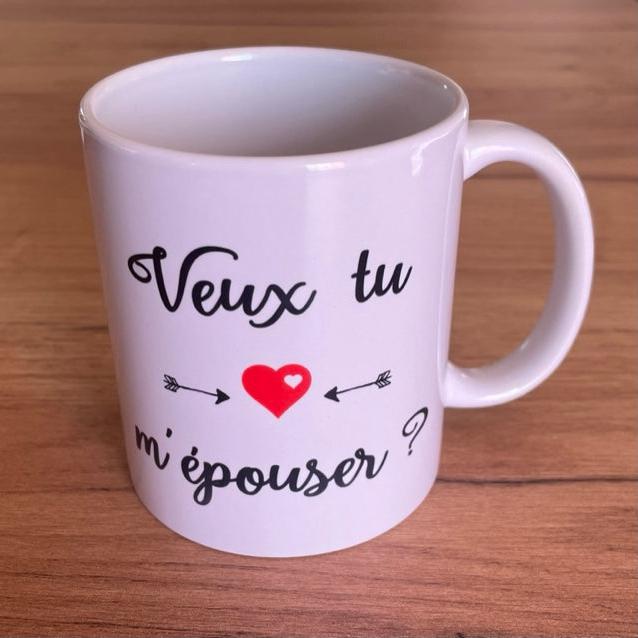 Mug "Veux tu m'épouser"