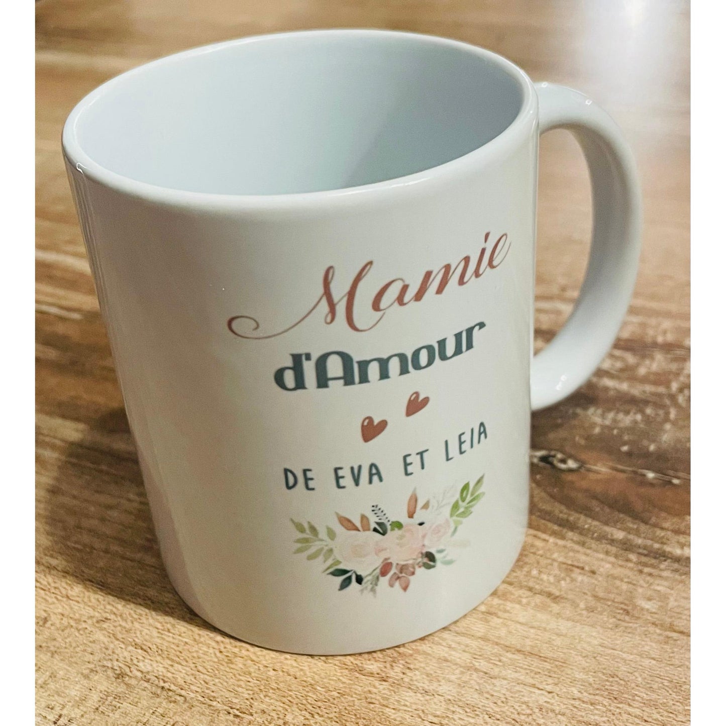 Mug "Mamie d'Amour" avec prénom(s)