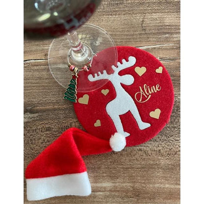 3 Sous verres de noël personnalisés