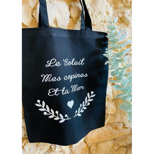 Tote Bag "Le soleil Mes copines et la Mer"