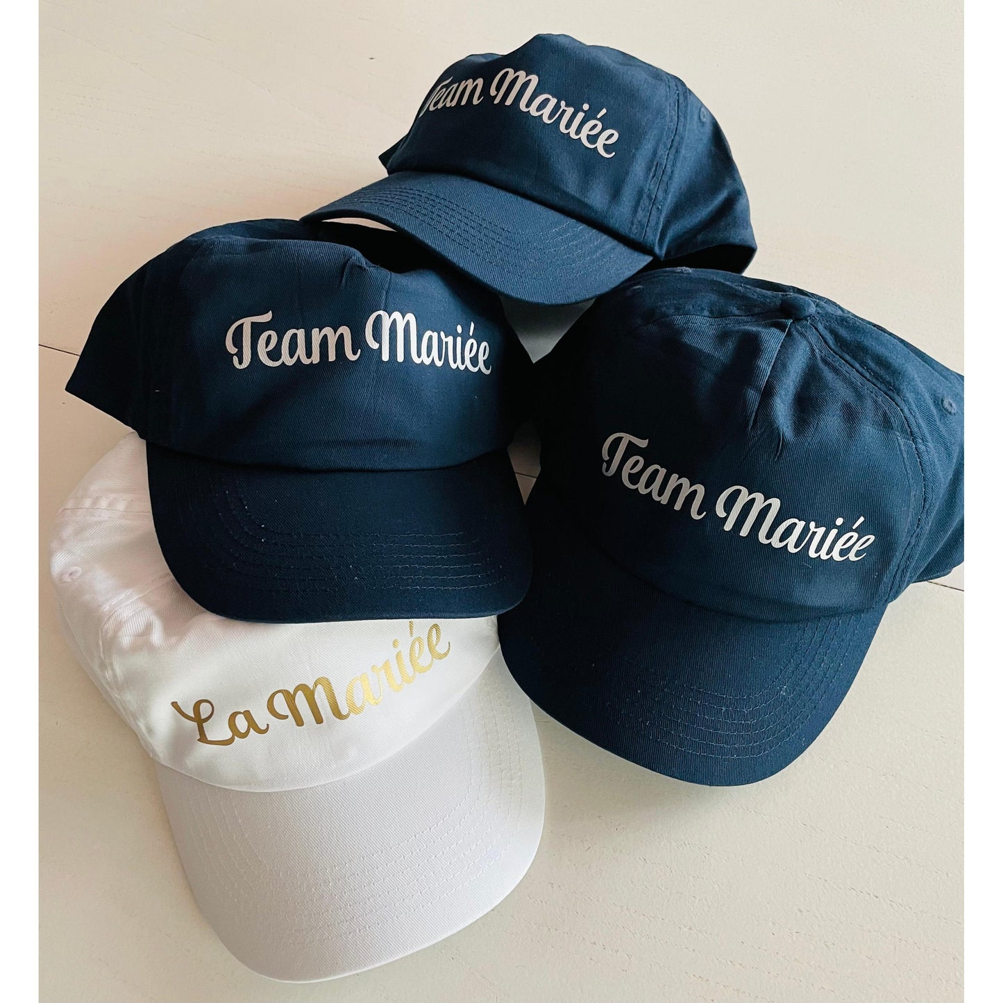 Gorra de algodón "Team Bride"