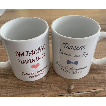 Duo Mugs spécial Témoins