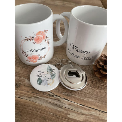 Mug  "Ma marraine c'est la meilleure du monde!"