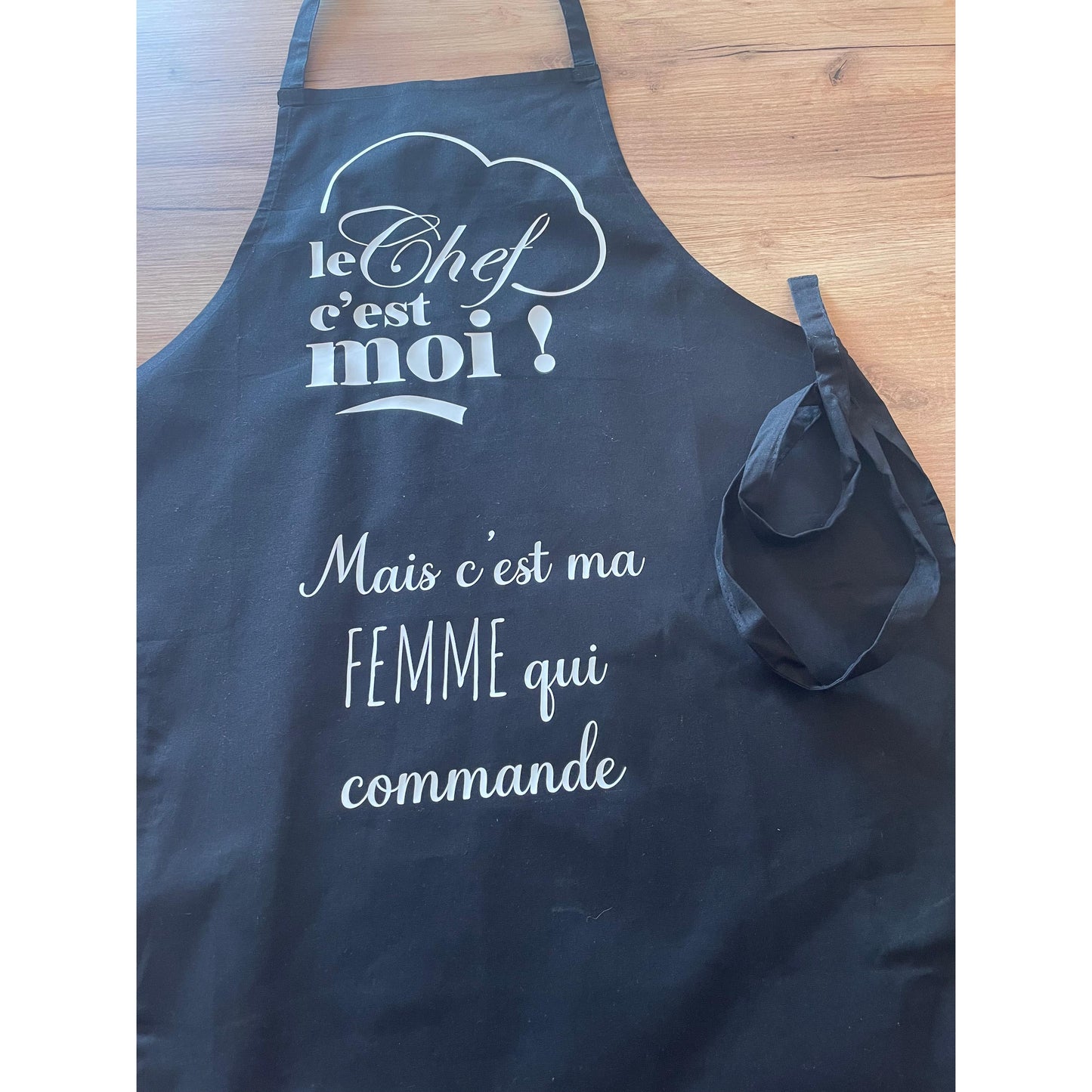 Tablier de cuisine "Le chef c'est moi"