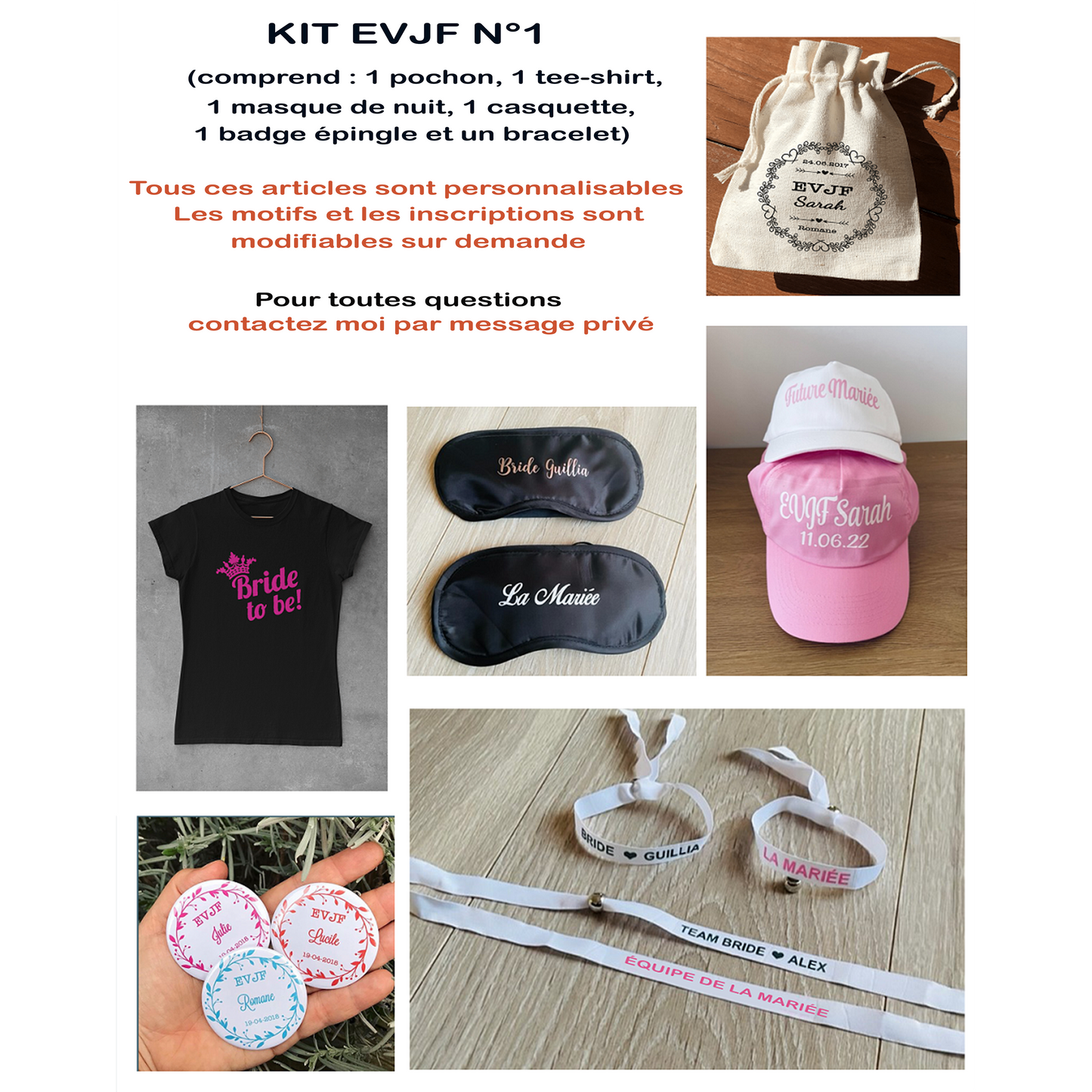 Kit 1 EVJF livraison offerte!