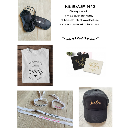 Kit 2 EVJF livraison offerte!