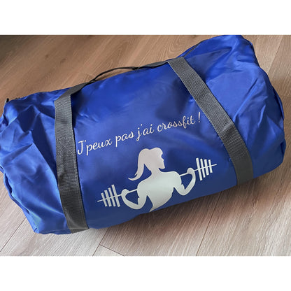 Sac de sport "J'peux pas j'ai crossfit !"