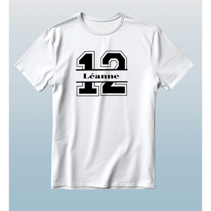 Children's/Teenager's Birthday "Number" T-shirt