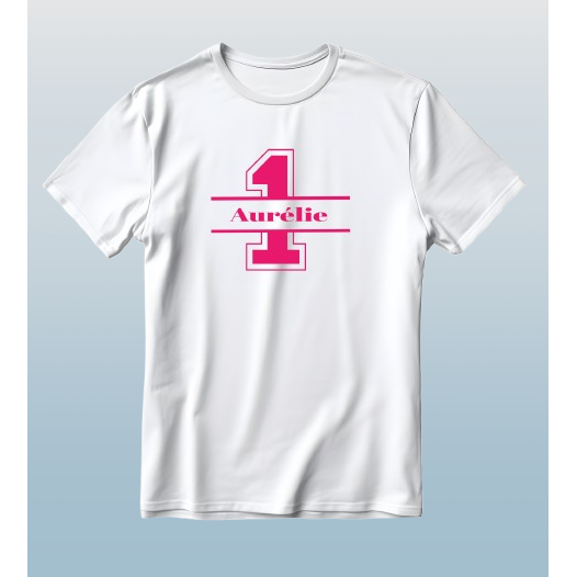 Children's/Teenager's Birthday "Number" T-shirt