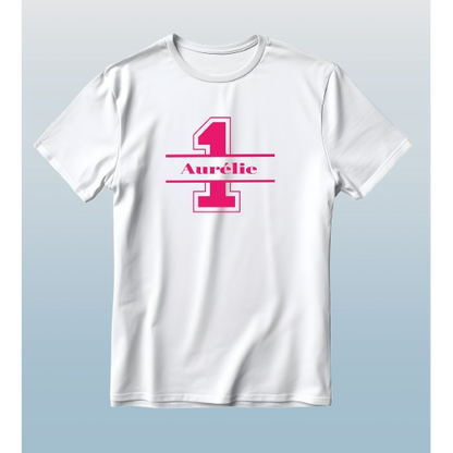 Children's/Teenager's Birthday "Number" T-shirt