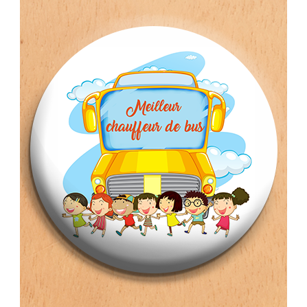 Badge "Meilleur chauffeur de bus"