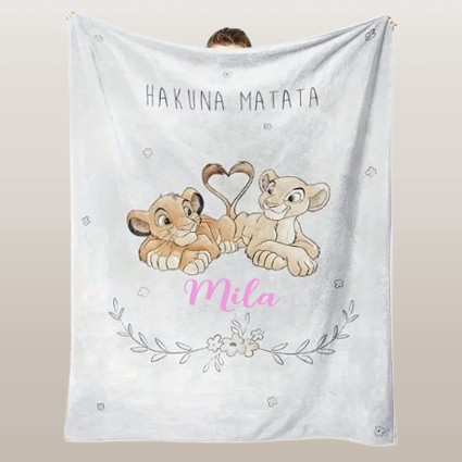 Couverture  "Roi lion" personnalisable