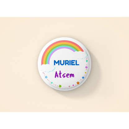 Badge Métier "Arc en ciel"