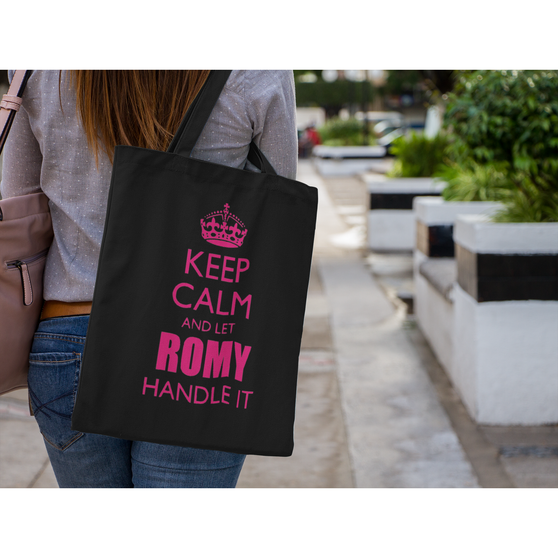 Tote bag "KEEP CALM AND Prénom LET HANDLE IT"