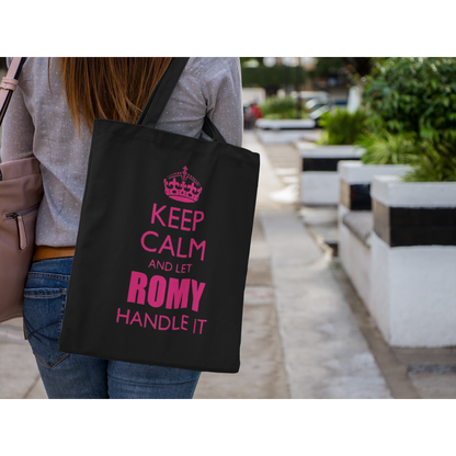 Tote bag "KEEP CALM AND Prénom LET HANDLE IT"