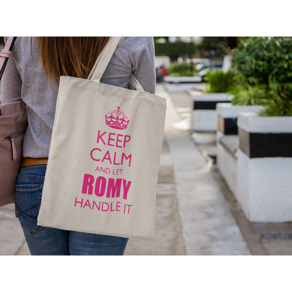 Tote bag "KEEP CALM AND Prénom LET HANDLE IT"