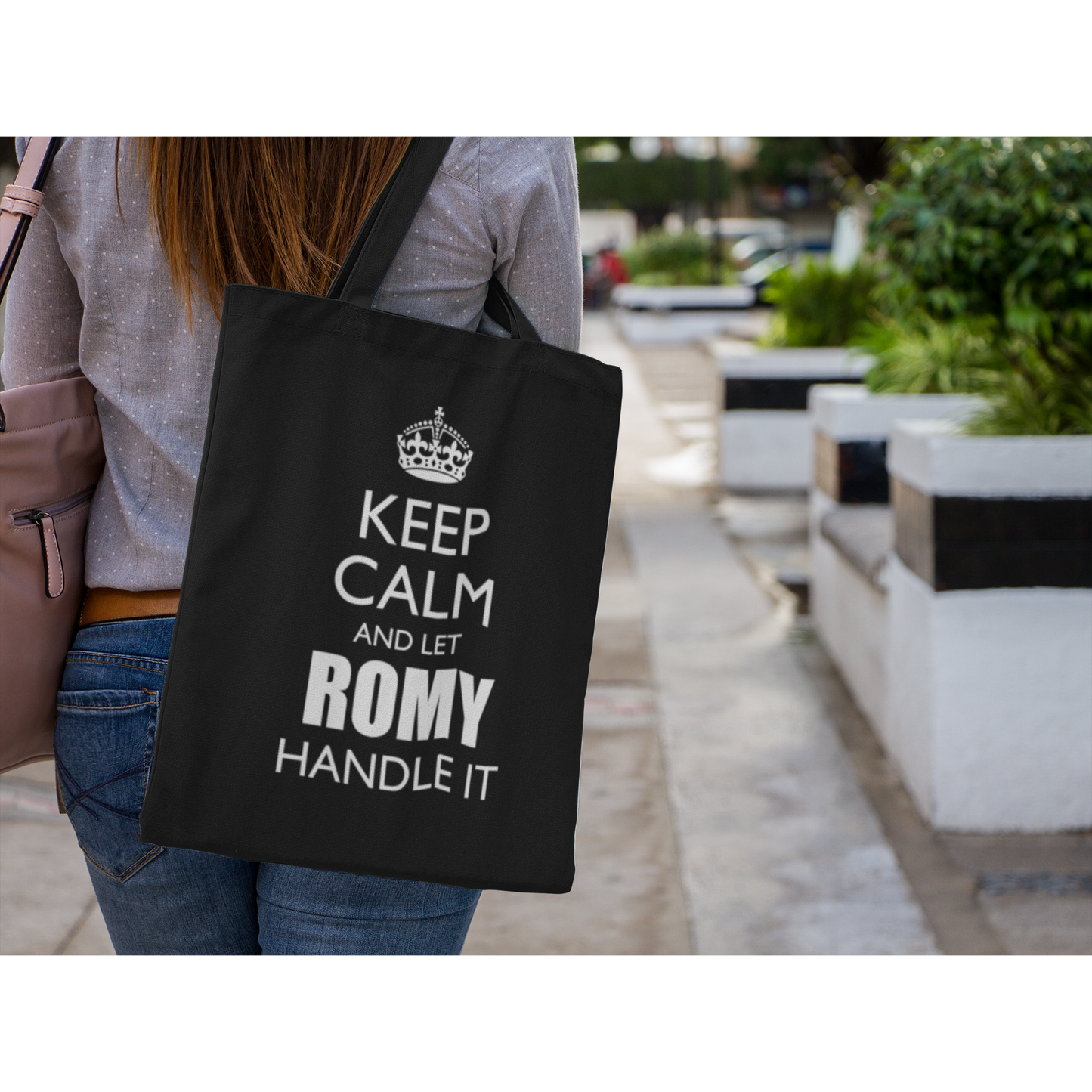 Tote bag "KEEP CALM AND Prénom LET HANDLE IT"