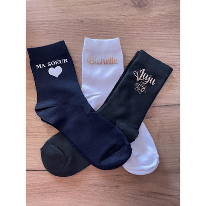 Chaussettes Mixtes Adultes Personnalisables