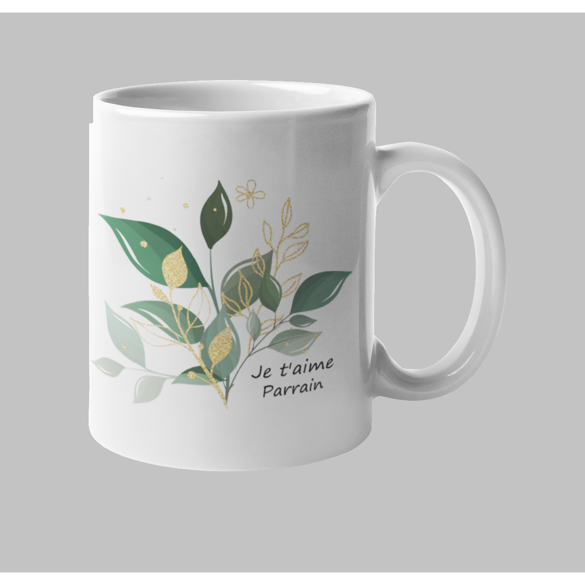 Mug  "Je t'aime Parrain"