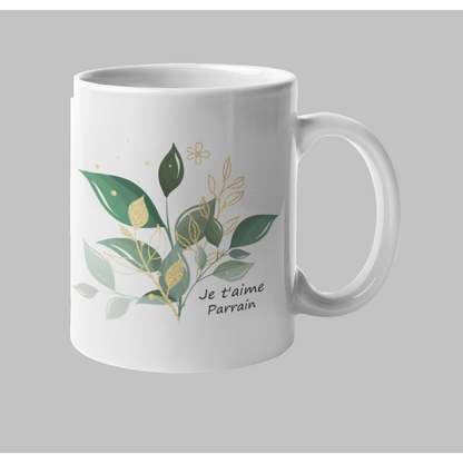 Mug  "Je t'aime Parrain"