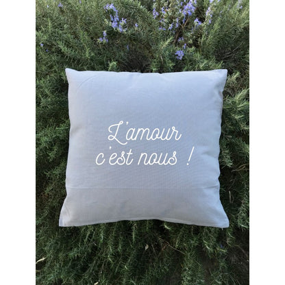 Coussin "L'amour c'est nous"