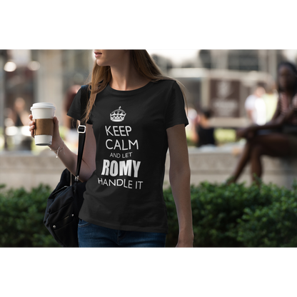 Tee-shirt "KEEP CALM AND Prénom LET HANDLE IT"