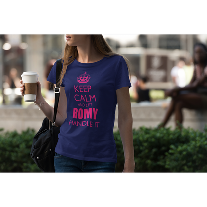 Tee-shirt "KEEP CALM AND Prénom LET HANDLE IT"