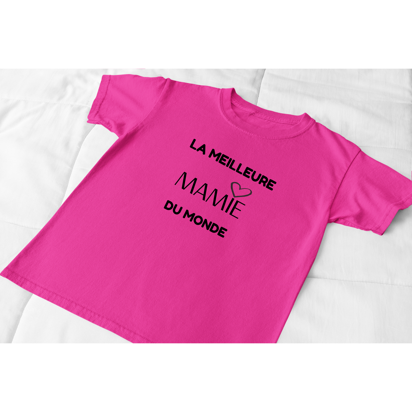 Tee-shirt "La meilleure MAMIE du monde"