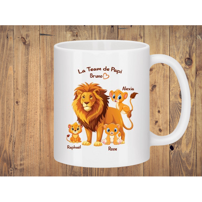 Mug "Lion" à personnaliser