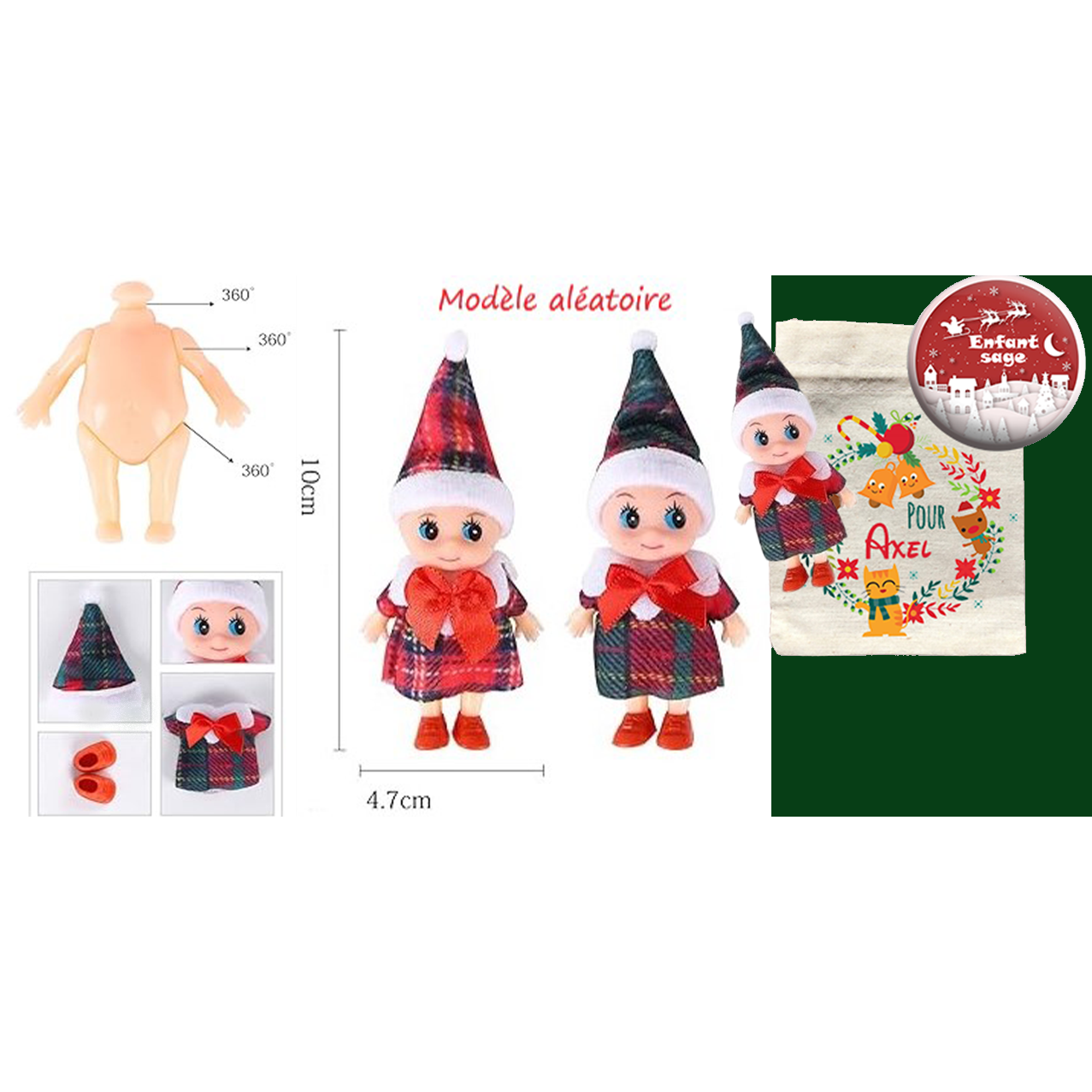 Kit bébé lutin farceur